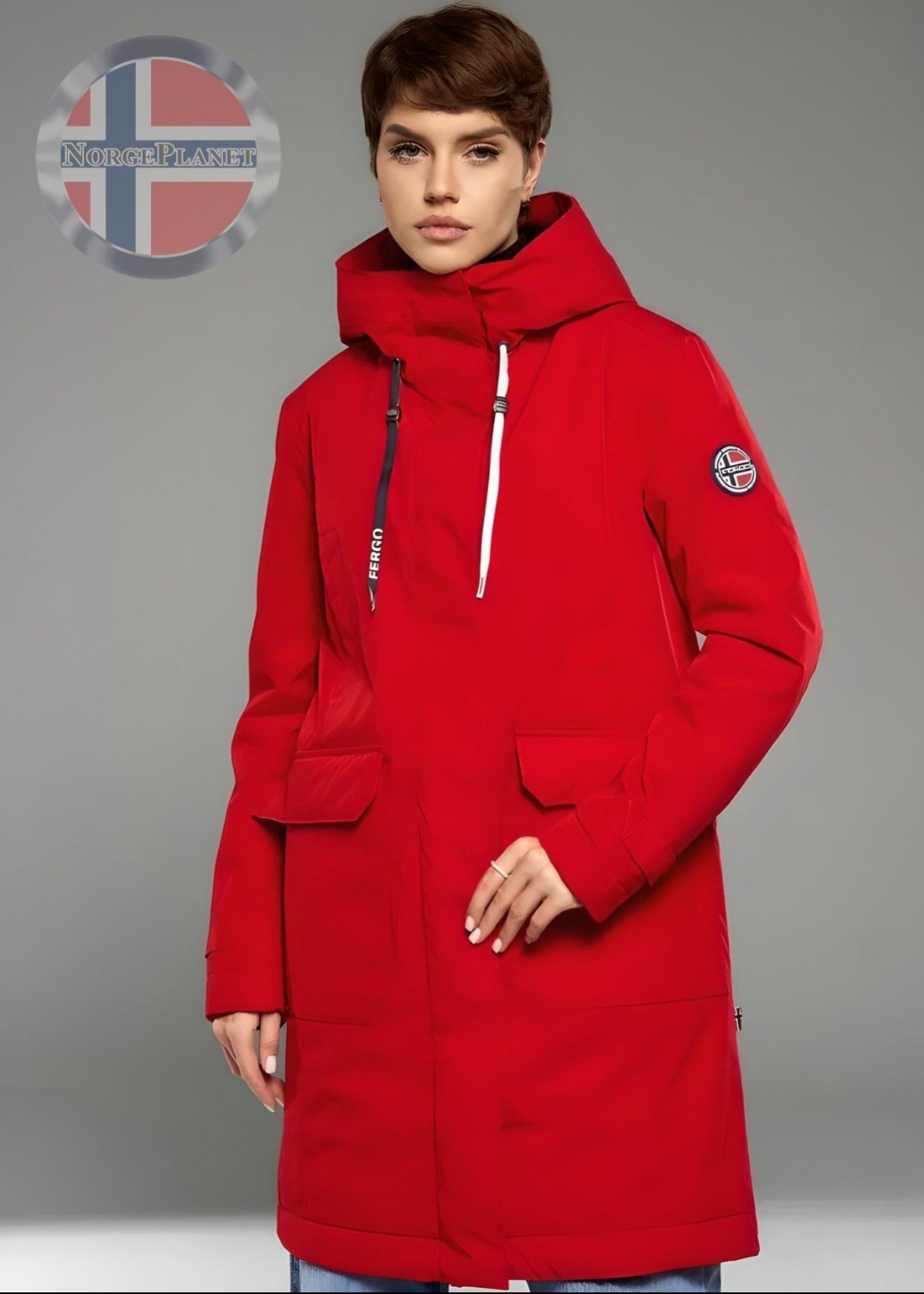 Весенняя парка Fergo Norge FKC33-cardinal