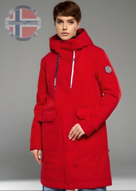 Удлинённая парка норвежского бренда Fergo Norge, выполнена из ткани Uniqtex, утеплена наполнителе...