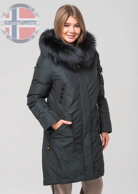 Зимняя парка норвежского бренда Fergo Norge KBP09-21. Аляска выполнена из ткани по уникальной тех...