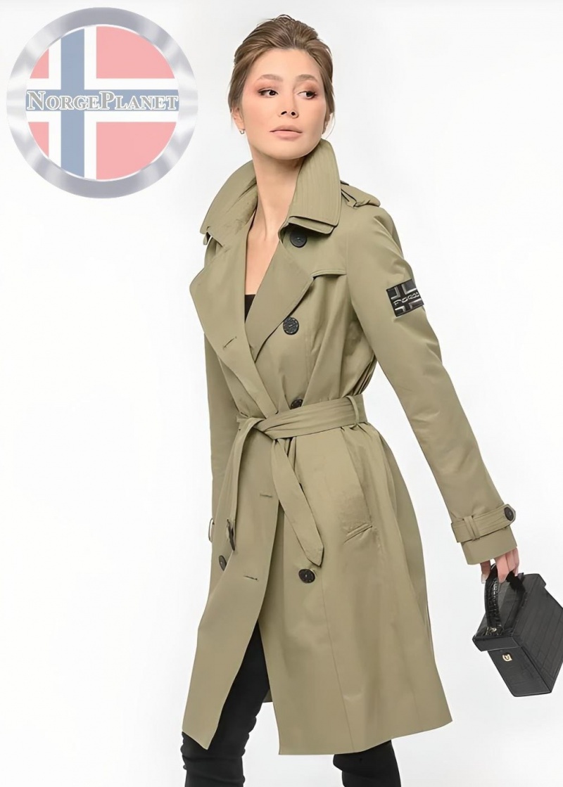 Тренч Fergo Norge FKC 19667 (olive)